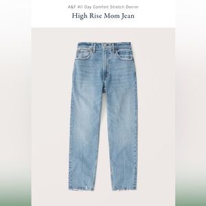 Abercrombie High Rise Mom Jean Size 26 in Medium Wash